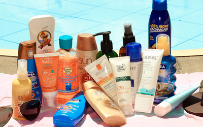 Protetores solares e dermocosméticos